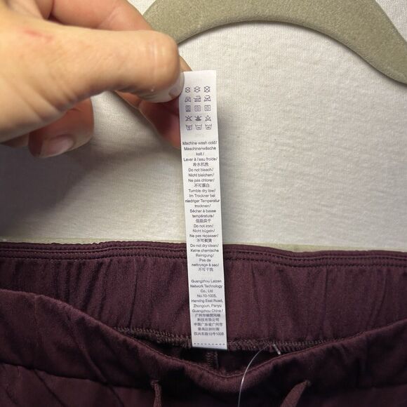 CRZ YOGA Women's Active Jogger Running Athletic Pant Maroon Size Large - Picture 5 of 10